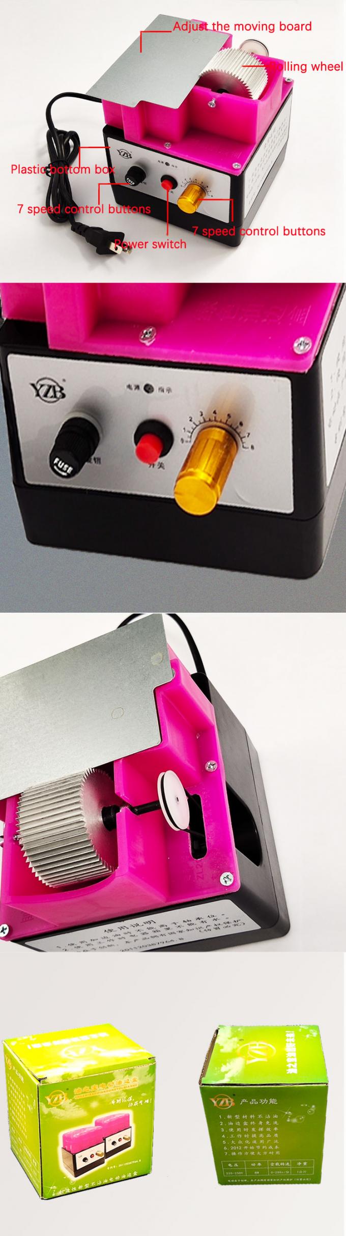 Einseitige Lederfarbkastenmaschine mit Eisendeckel zur Herstellung von Gürteltaschen 8