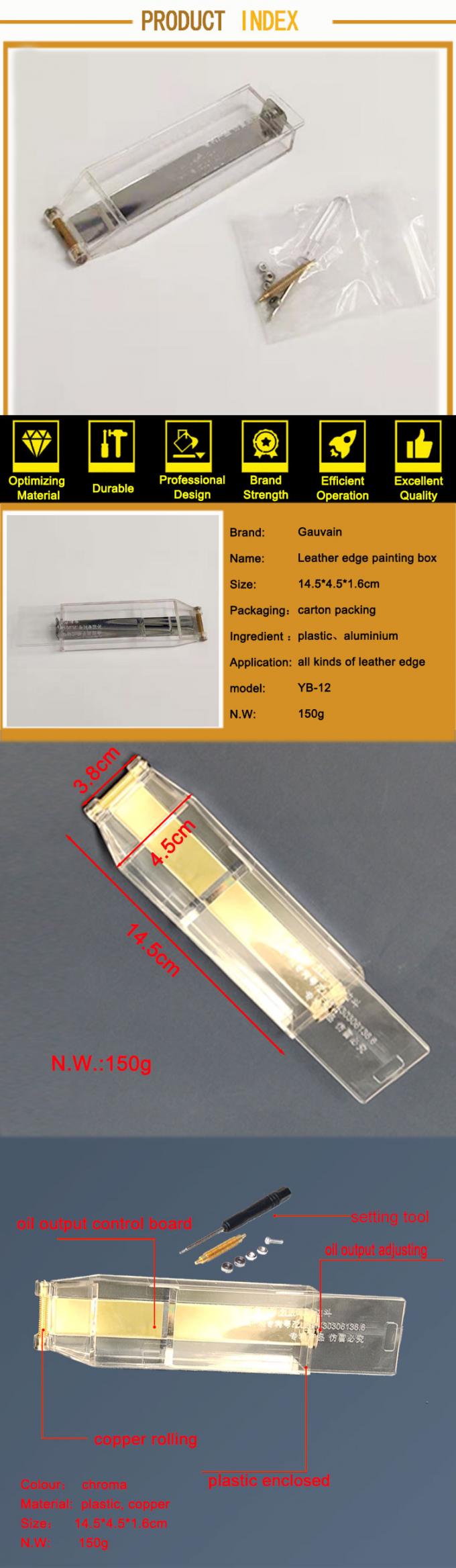 Edge Ink Treatment Roller Pen Handheld sealed Transparent Edge Dyeing Tools for Leather Edge 6