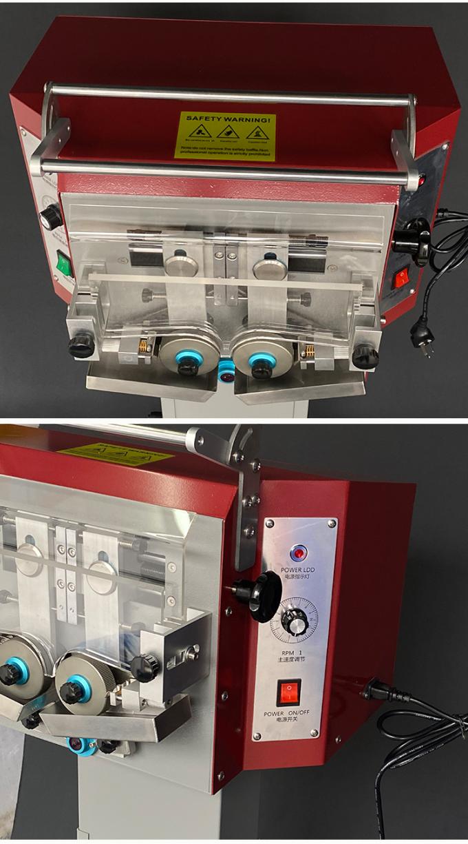 Doppelseitige elektrische Lederfarbmaschine für Gürteltaschen 12