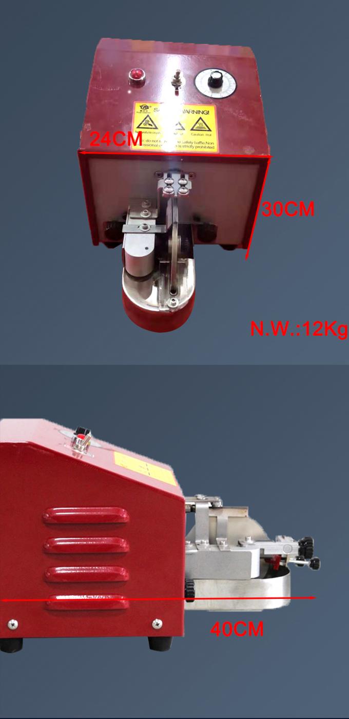 Einzelseitige elektrische Leather Edge Painting Machine für Gürteltaschen 8