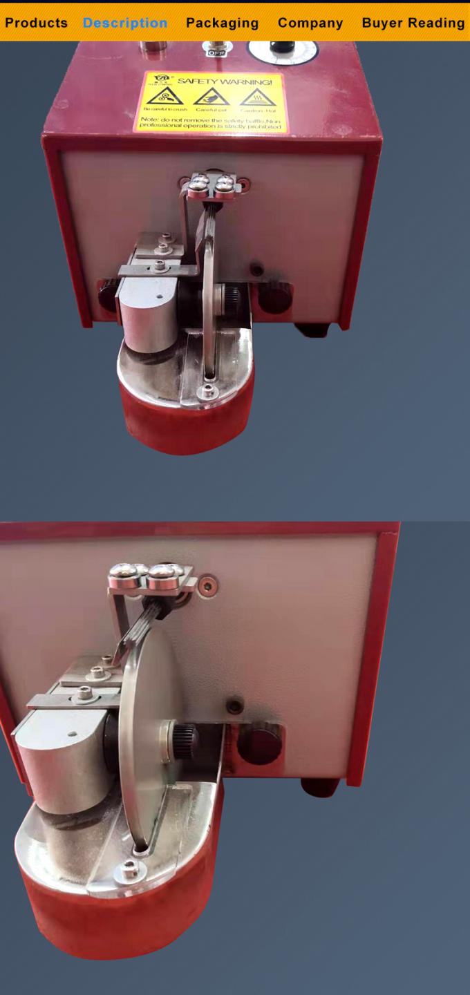 Einzelseitige elektrische Leather Edge Painting Machine für Gürteltaschen 10
