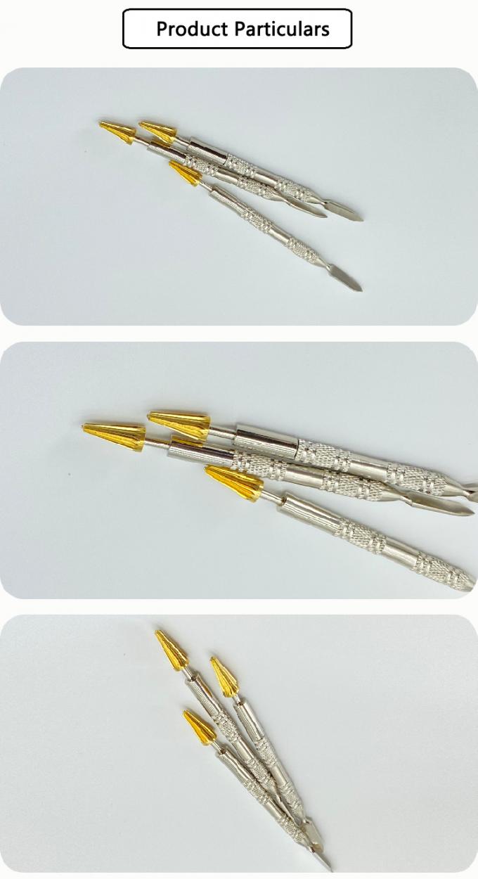 DIY Dual Head Messing Roller Leather Craft Applicator Schnelle Lederkante Malen Stift F&auml;rben Roller Kleber Schmieren Dichtung &Ouml;lb&uuml;rste 10
