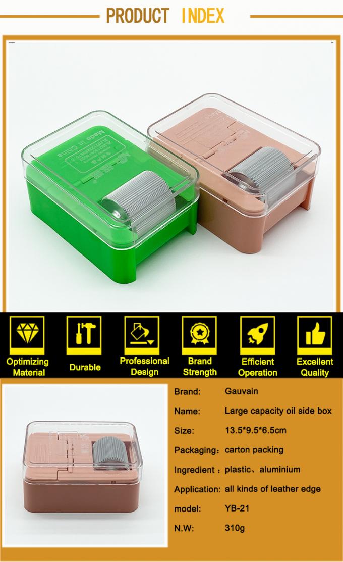 Large-capacity Bearing-less Roller Leather Edge Painting Box Leather Edge Dyeing Machine 6