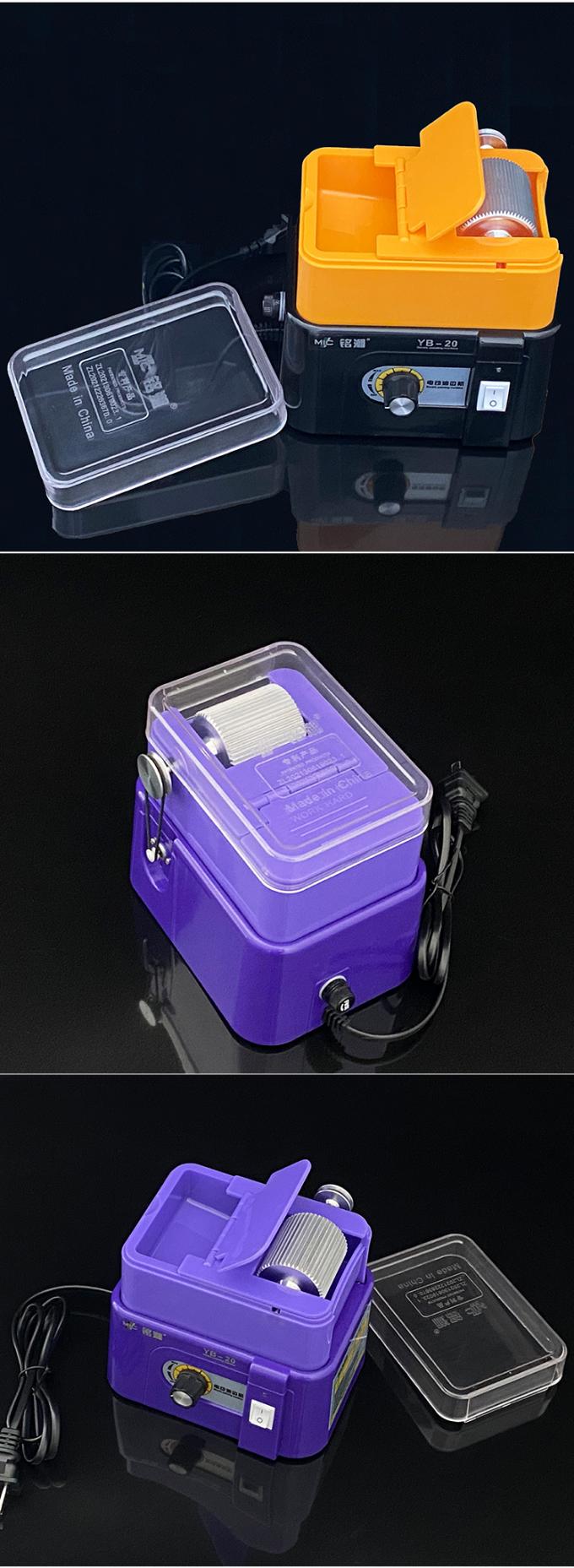 MIC Elektrischer Lederkanten-Lackierkasten, Antihaftbeschichtung, leicht zu reinigen, einfache Bedienung, Kanten-Lackiermaschine, 220 V 10