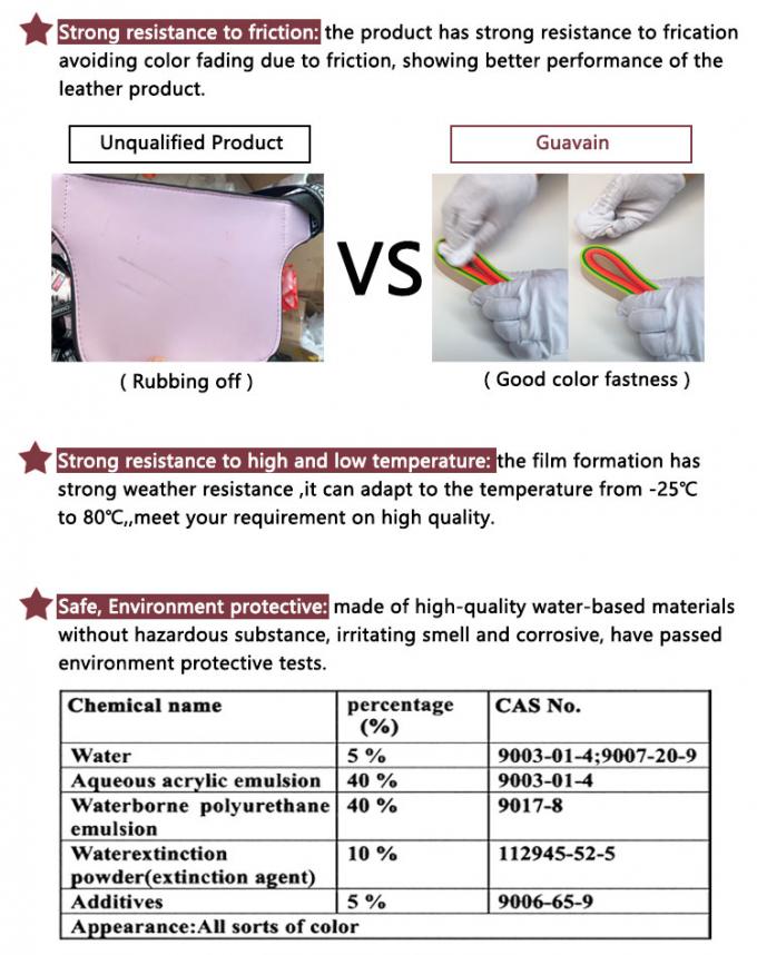 Shoes Coating Paint with Colorful Glitter Leather Edge Paint for Belts Bags 8