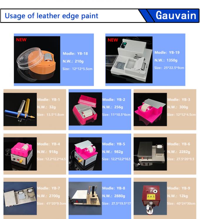 Wholesale Water Based Leather Edge Oil for Shoes Bags Belts Acrylic Leather Edge Dye Coloring Paint 16