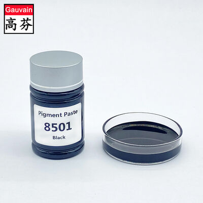 Direkt ab Werk wasserbasierte Farbpastenpigmente für Beschichtungen 8501 Schwarzes Flüssigpigment für Textildrucktinte