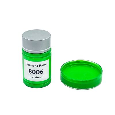 Großhandel Langfristige stabile Qualität Helle Farben Farbe Farbe Paste auf Wasserbasis Fluorgrün Pigment Dispersion