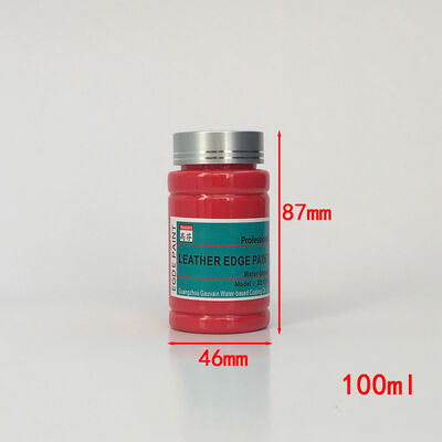 Weiterentwickelte Polyurethan-Wasser-basierte Lederkantenfarbe für Rohlederkanten DIY 100 ml/Flasche