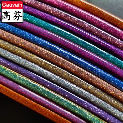 Fabrikverkauf Leerfarbe mit Farbe, Acrylglitzer Farbstoff für Ledertüten Gürtel Menüs